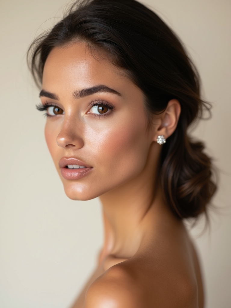 timeless natural bridal beauty