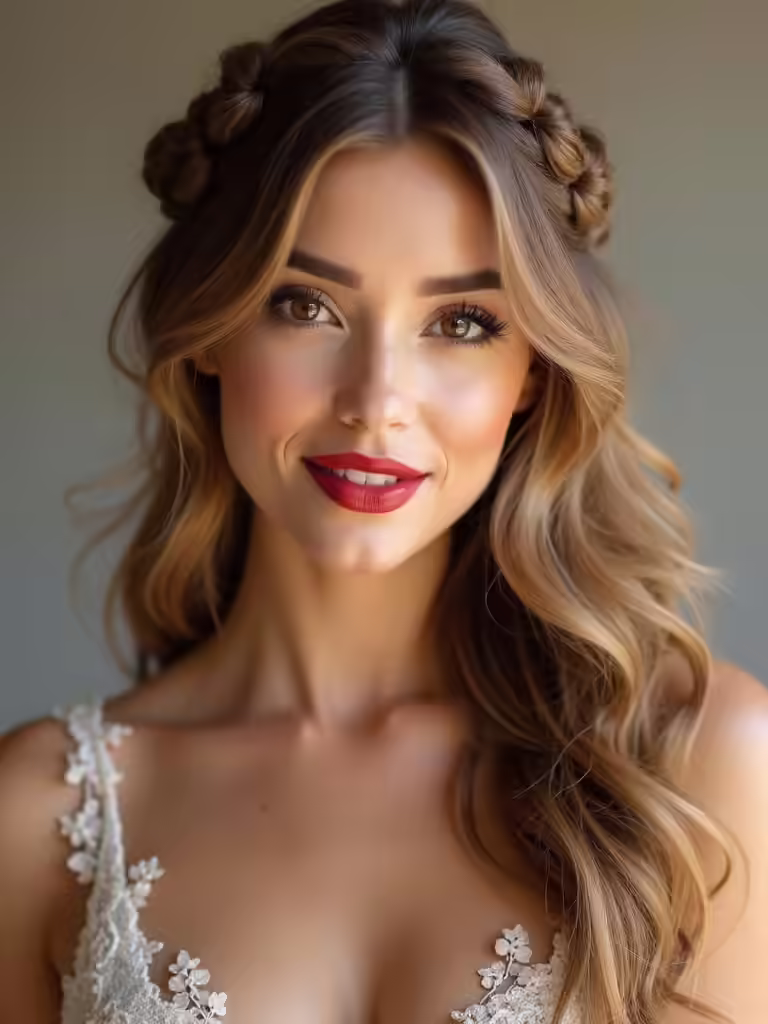 timeless romantic halo braid