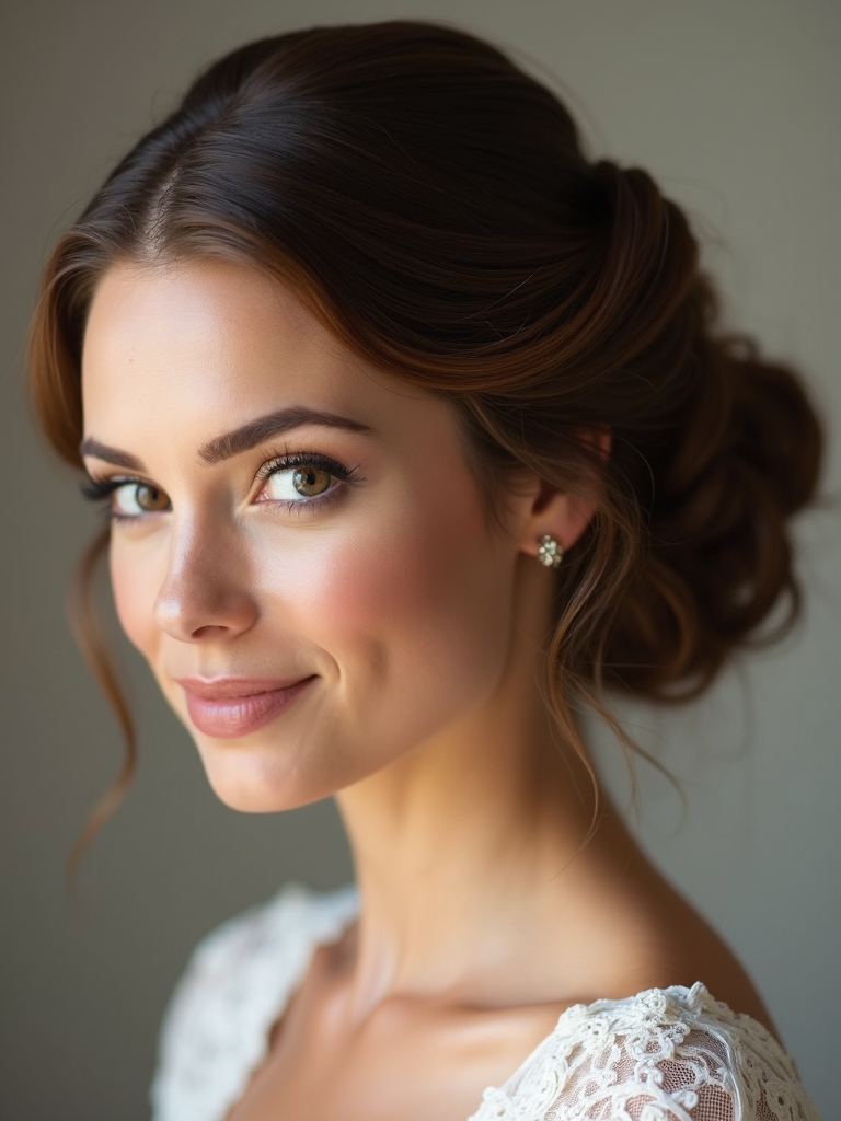timeless secure bridal updos