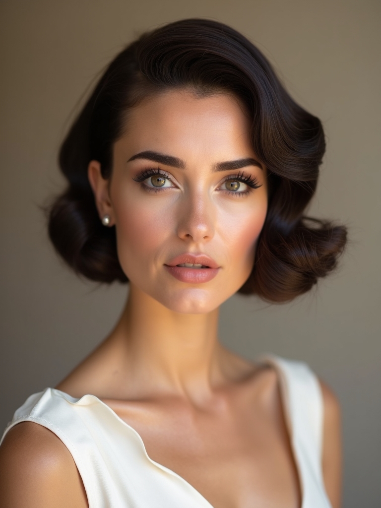 timeless vintage finger waves