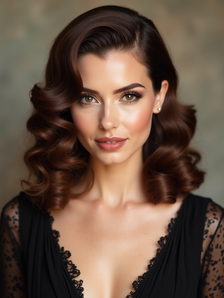 timeless vintage hollywood waves