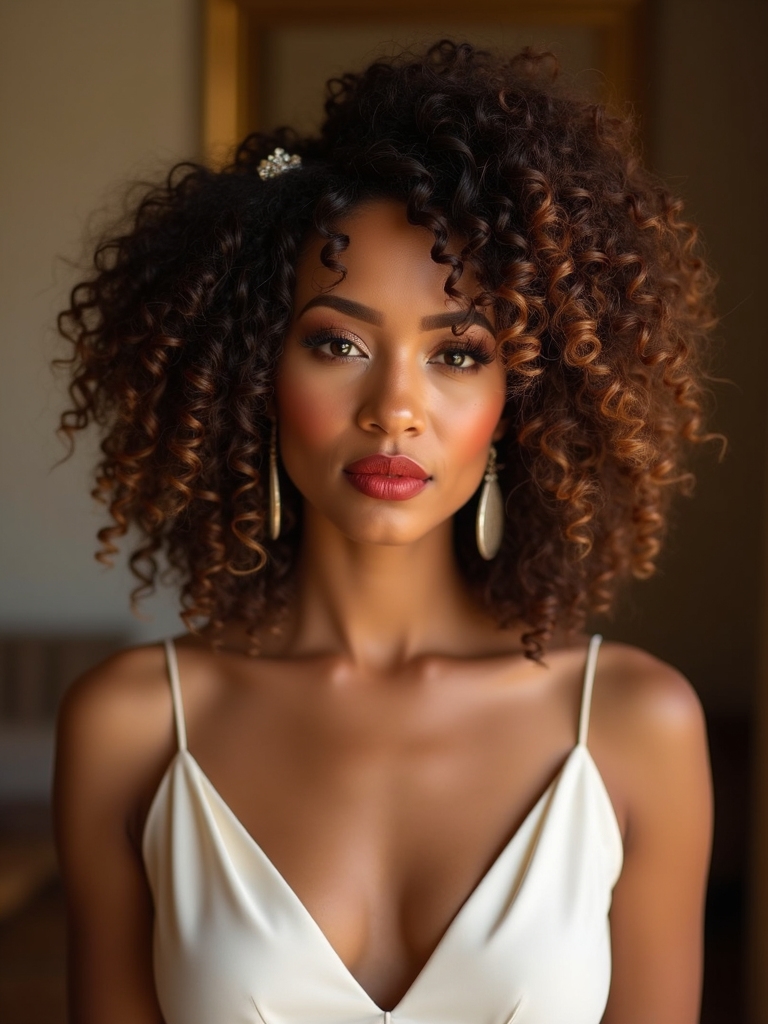 timeless vintage inspired curls