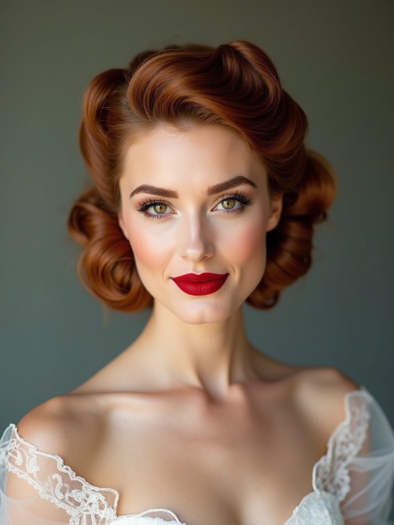 timeless vintage inspired updos