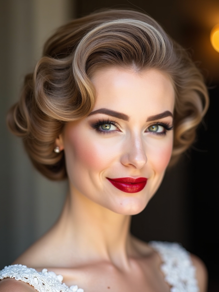 timeless vintage pin curls