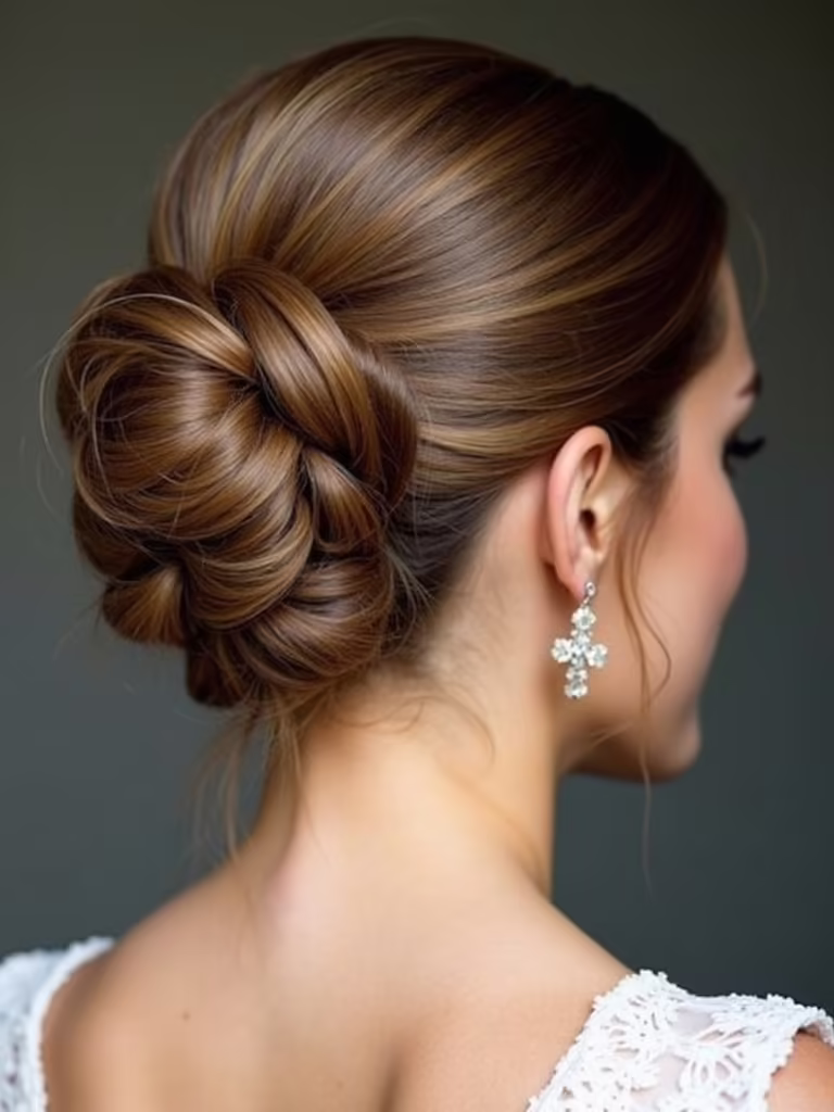 timeless wedding bun hairstyles