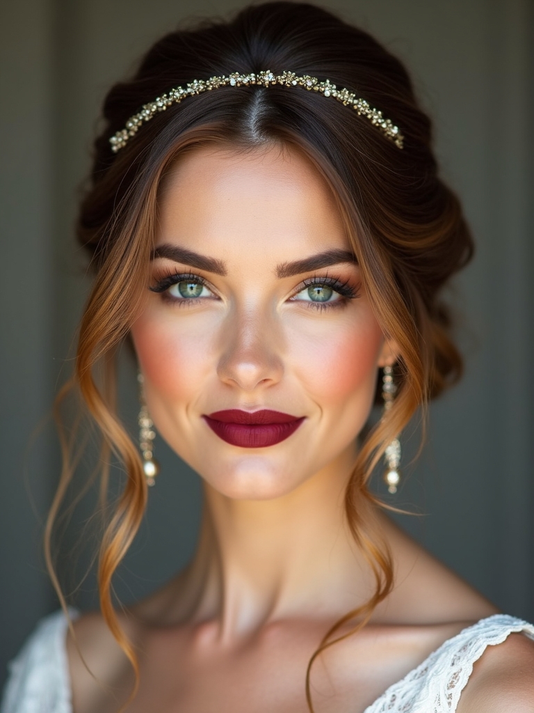 twist and pin halo updo