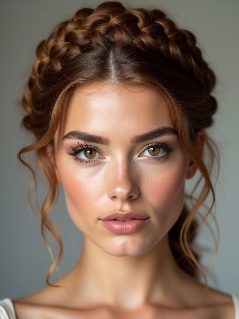 twisted braid fairytale crown