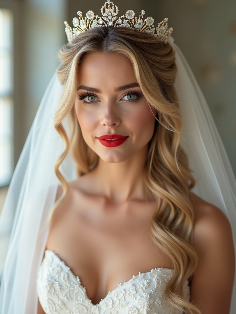 veil and hair harmony