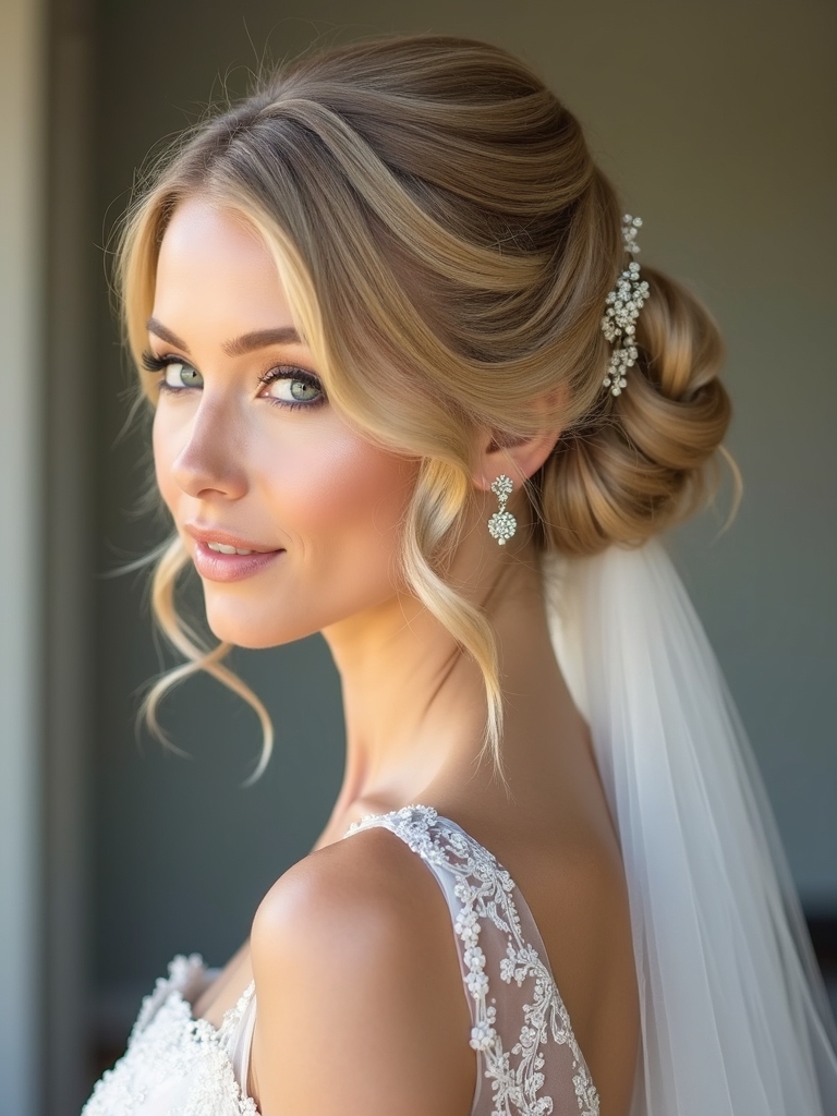veil and updo harmony