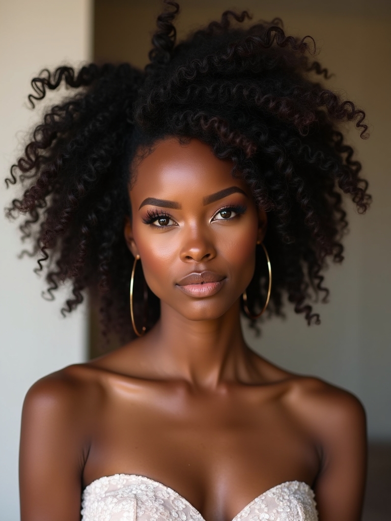 versatile black hair bridesmaid hairstyles