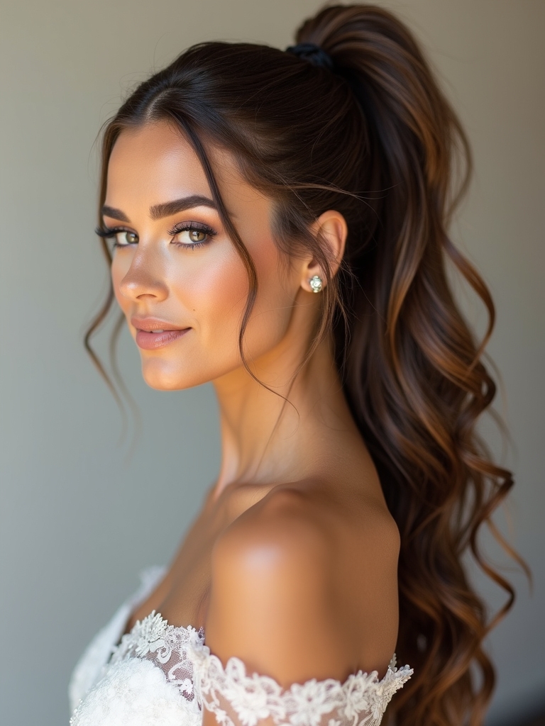 versatile half up ponytail elegance