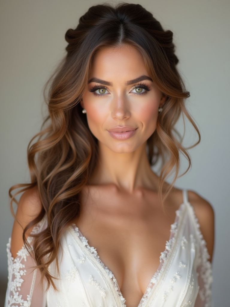 versatile medium length bridal hairstyles
