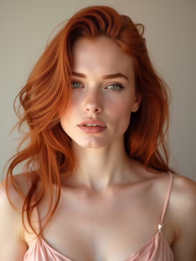 vibrant looks for redheads