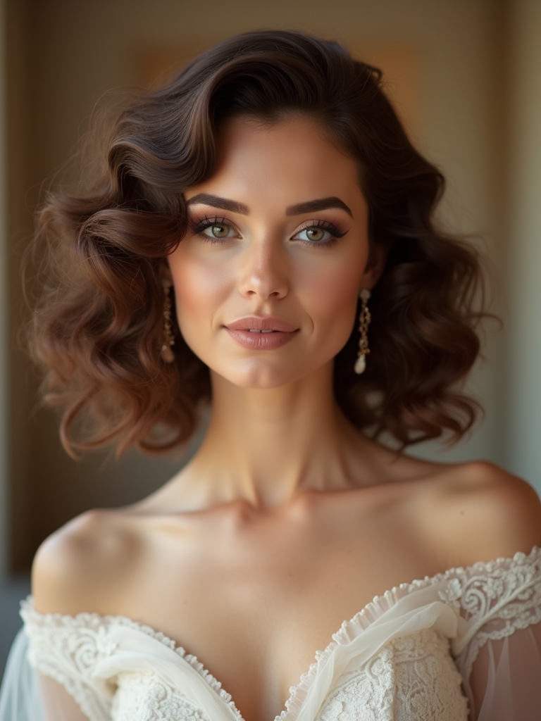 vintage curls for elegance