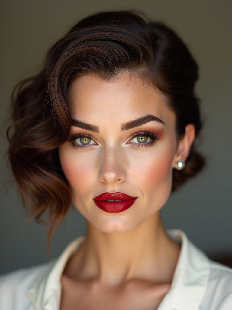 vintage elegance for short hair
