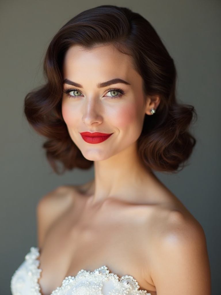 vintage glam finger waves