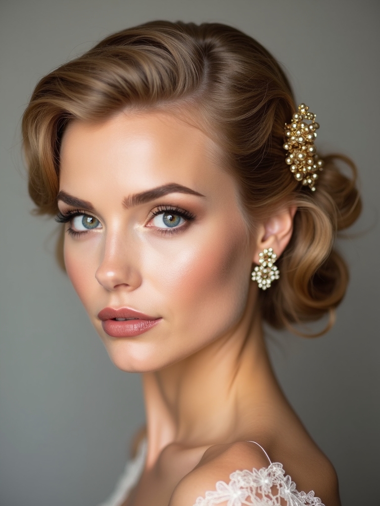 vintage glam with texture