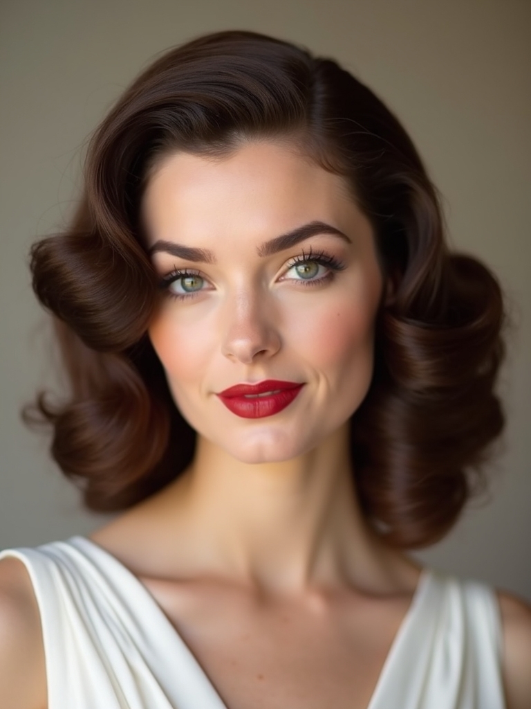 vintage glamour timeless confidence
