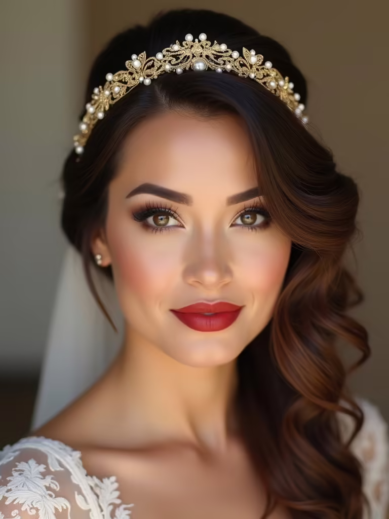 vintage headband side sweep