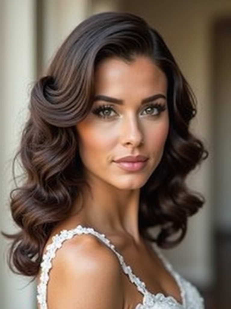 vintage hollywood glam waves