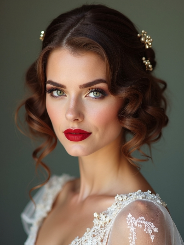 vintage pin back elegance