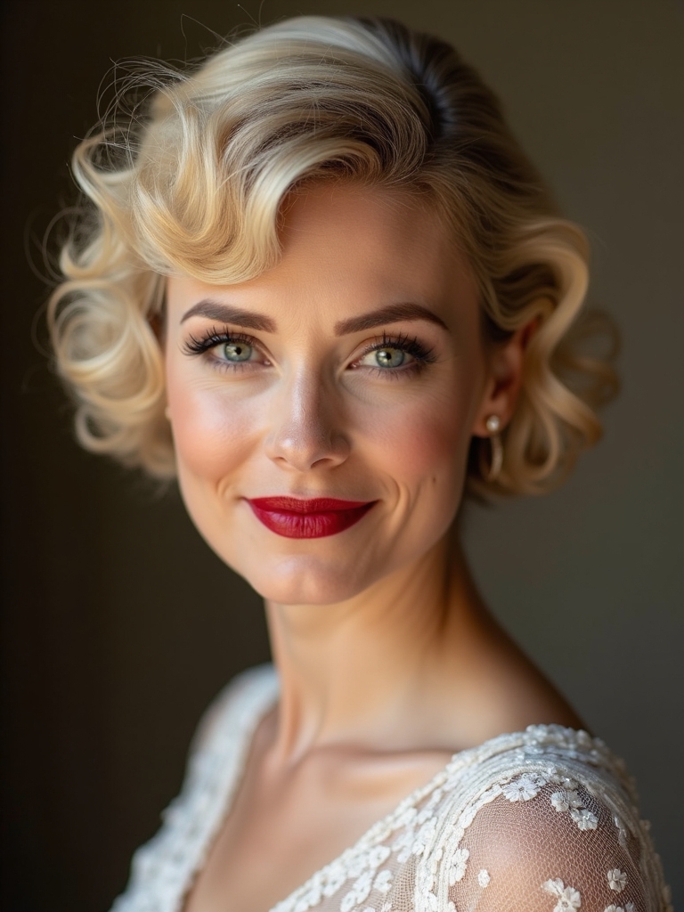 vintage styles for round faces