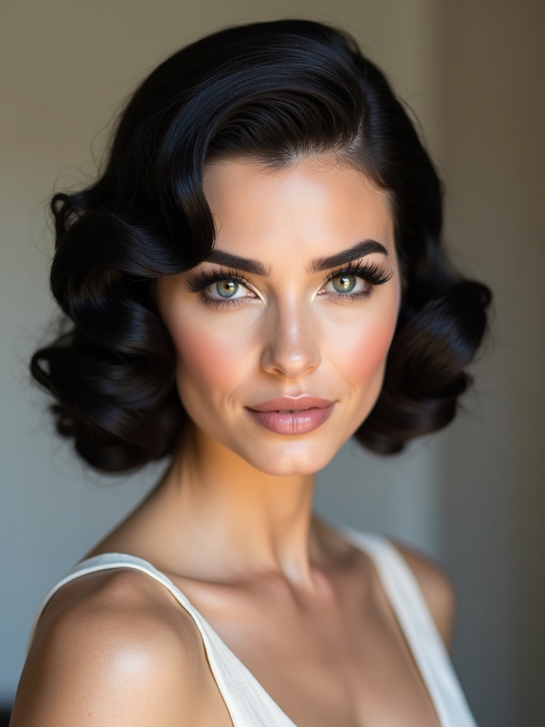 vintage waves with modern elegance