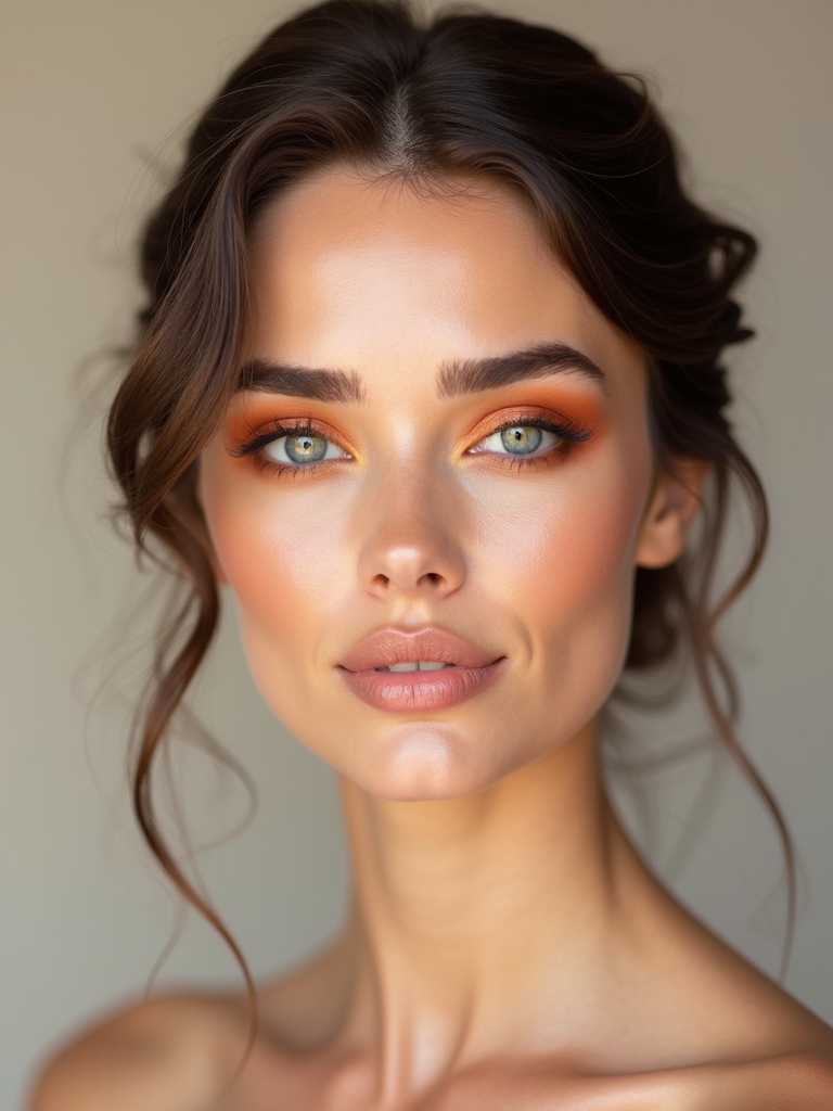 warm autumn wedding glow