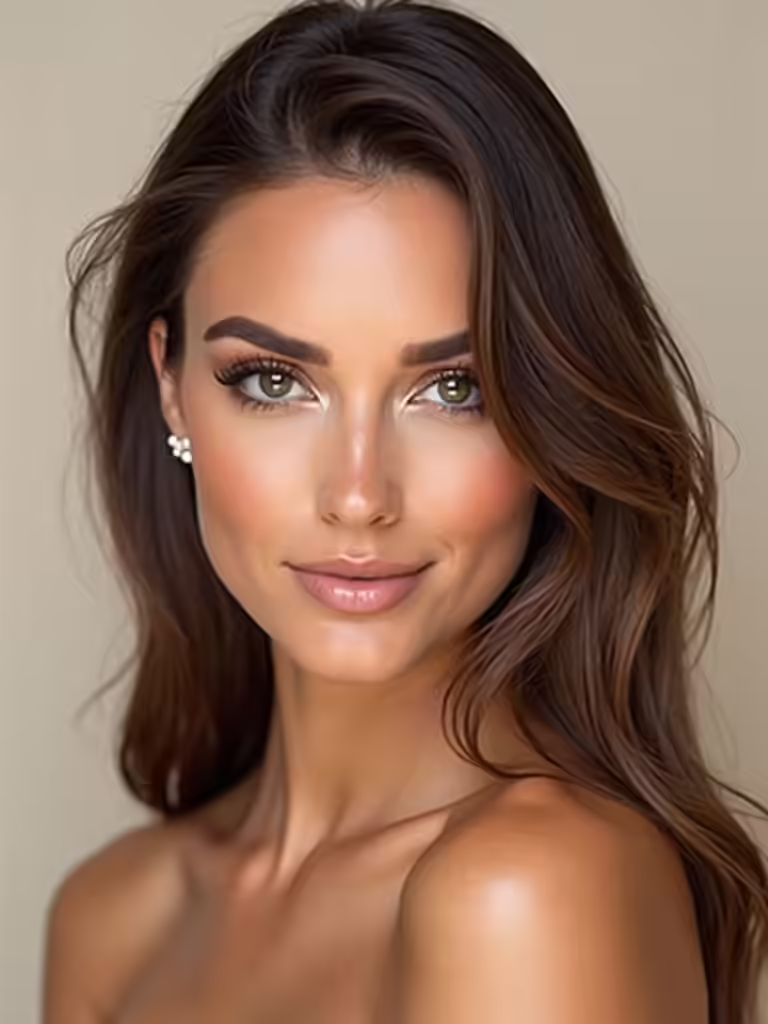 warm caramel eye glow