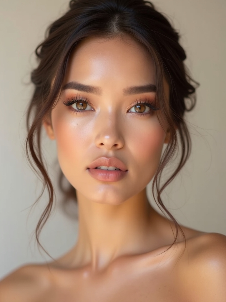 warm champagne rose gold