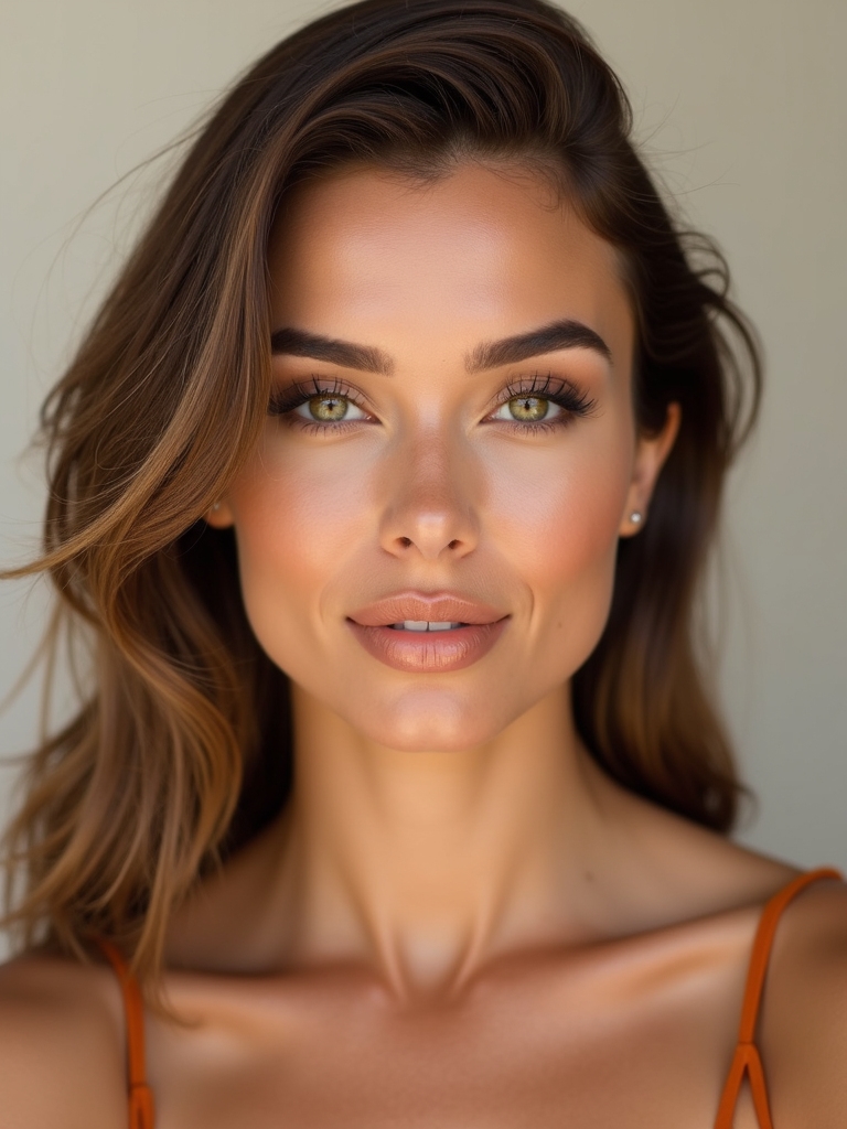 warm glow with bronze