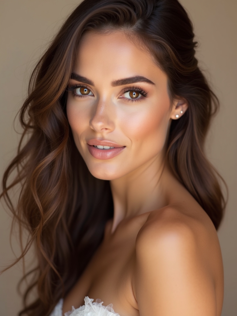 warm romantic brown eyes