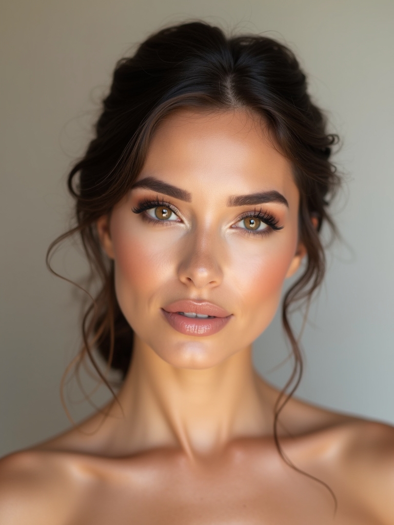 warm taupe bronze eye palette