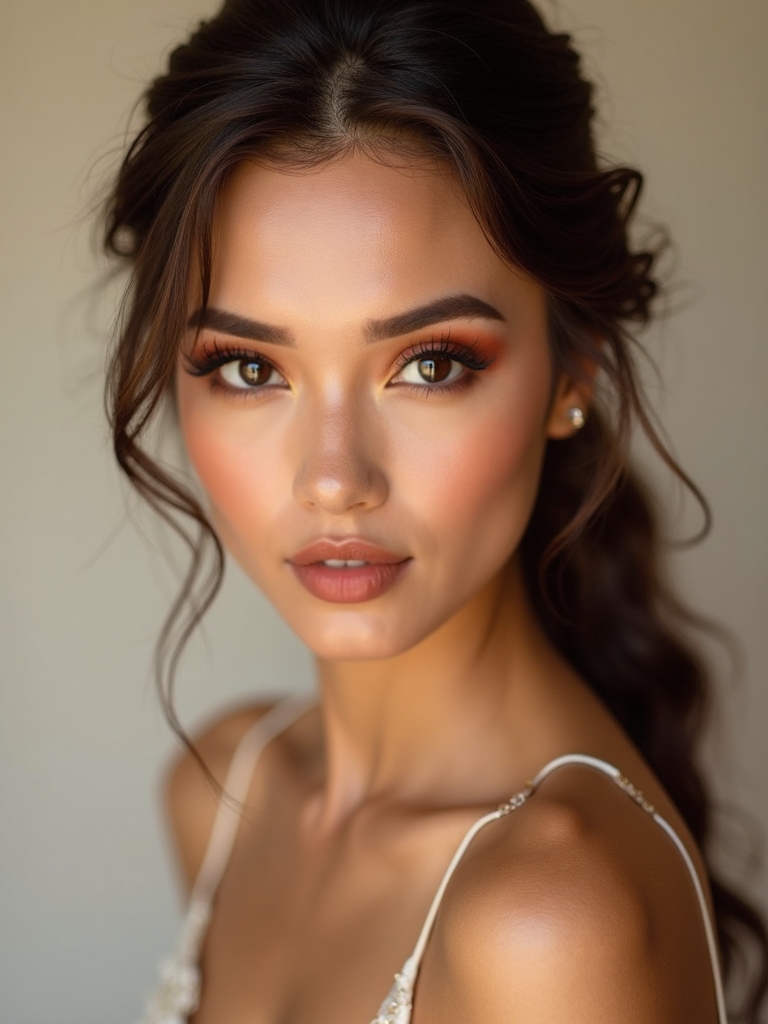 warm tones enhance natural glow