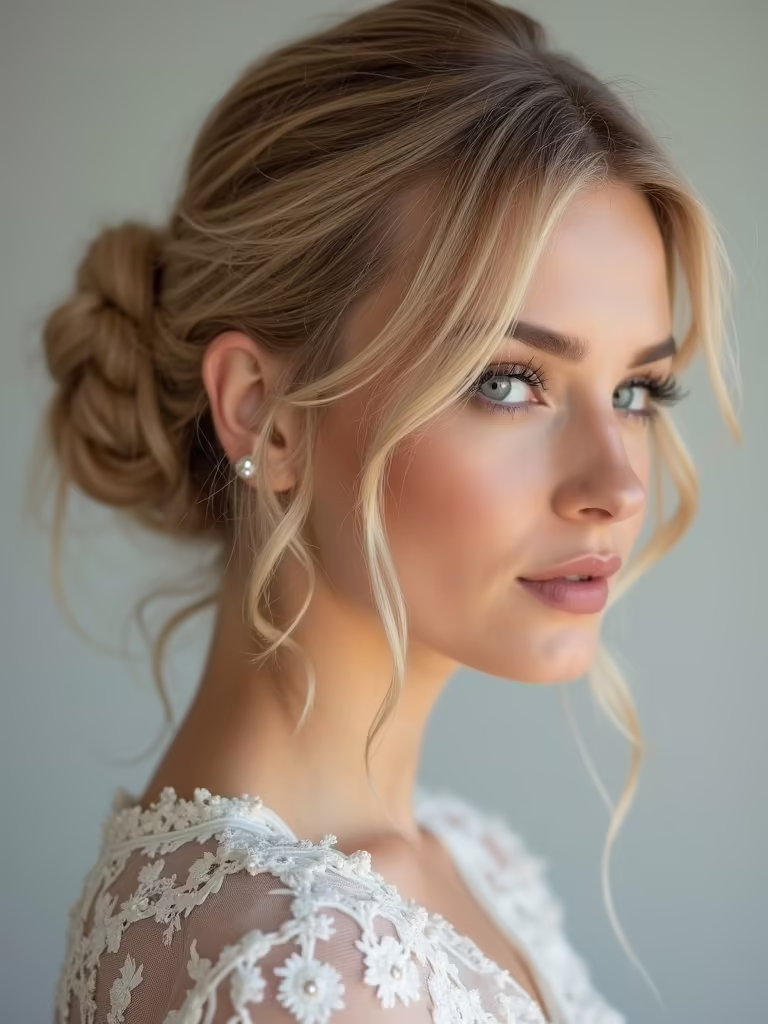 wedding bun hairstyle ideas