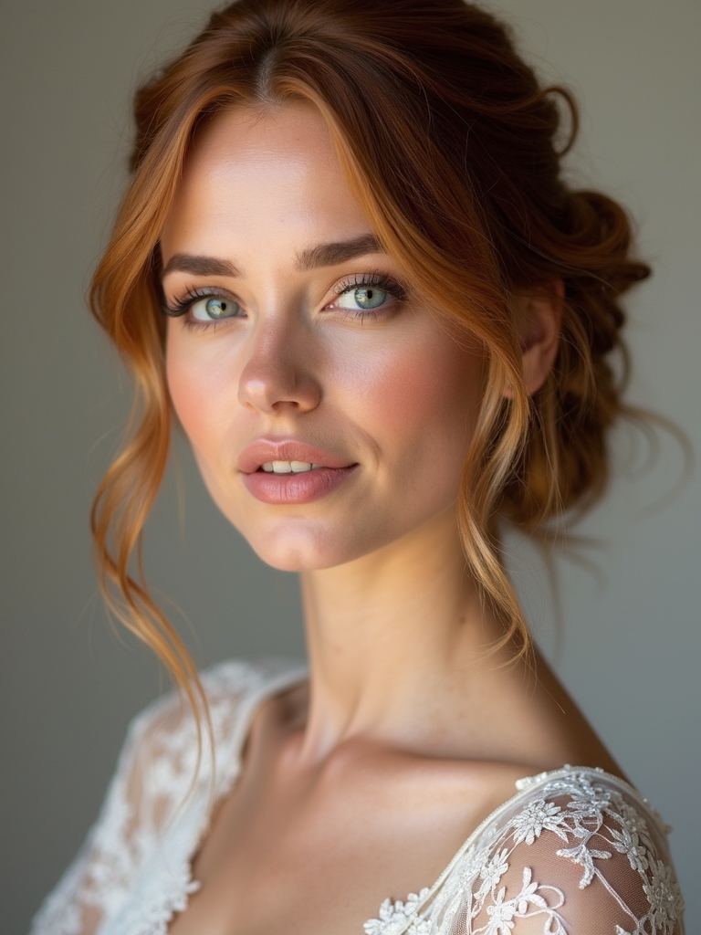 wedding hairstyles for round faces