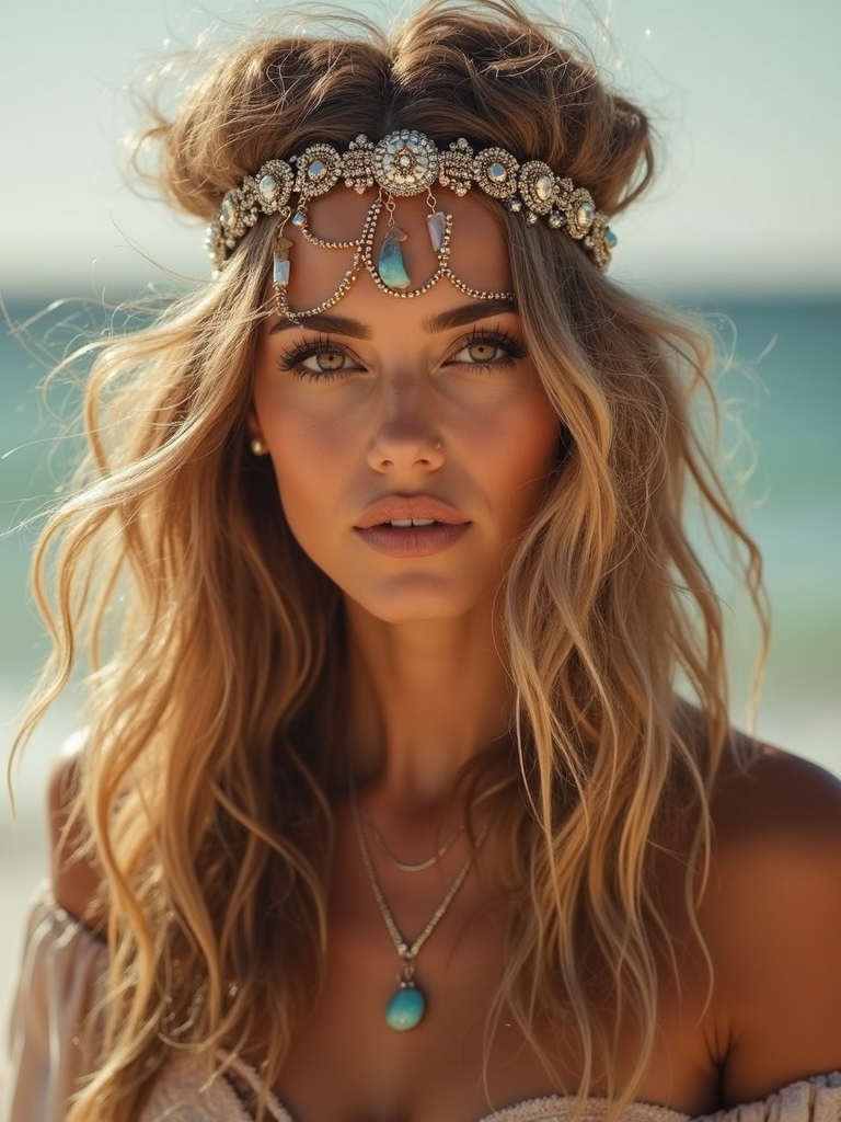 whimsical breezy headband style