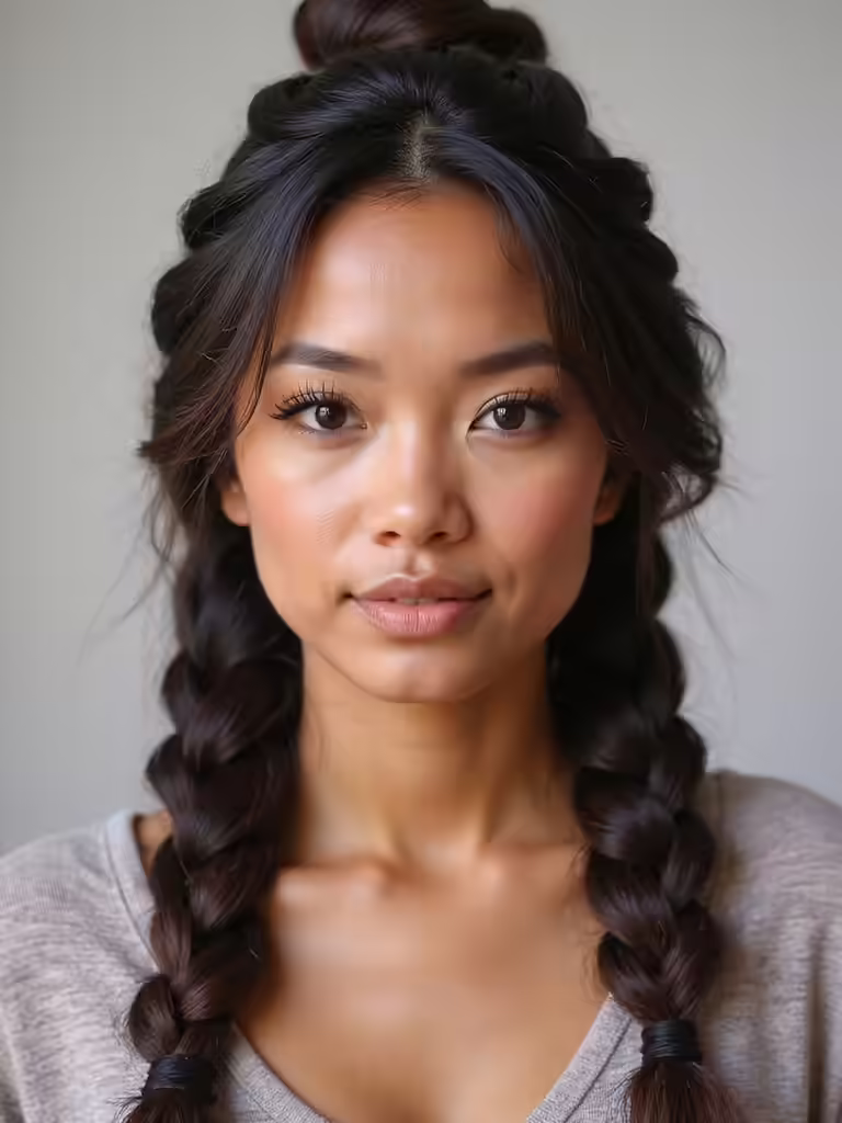 artistic braided wedding styles