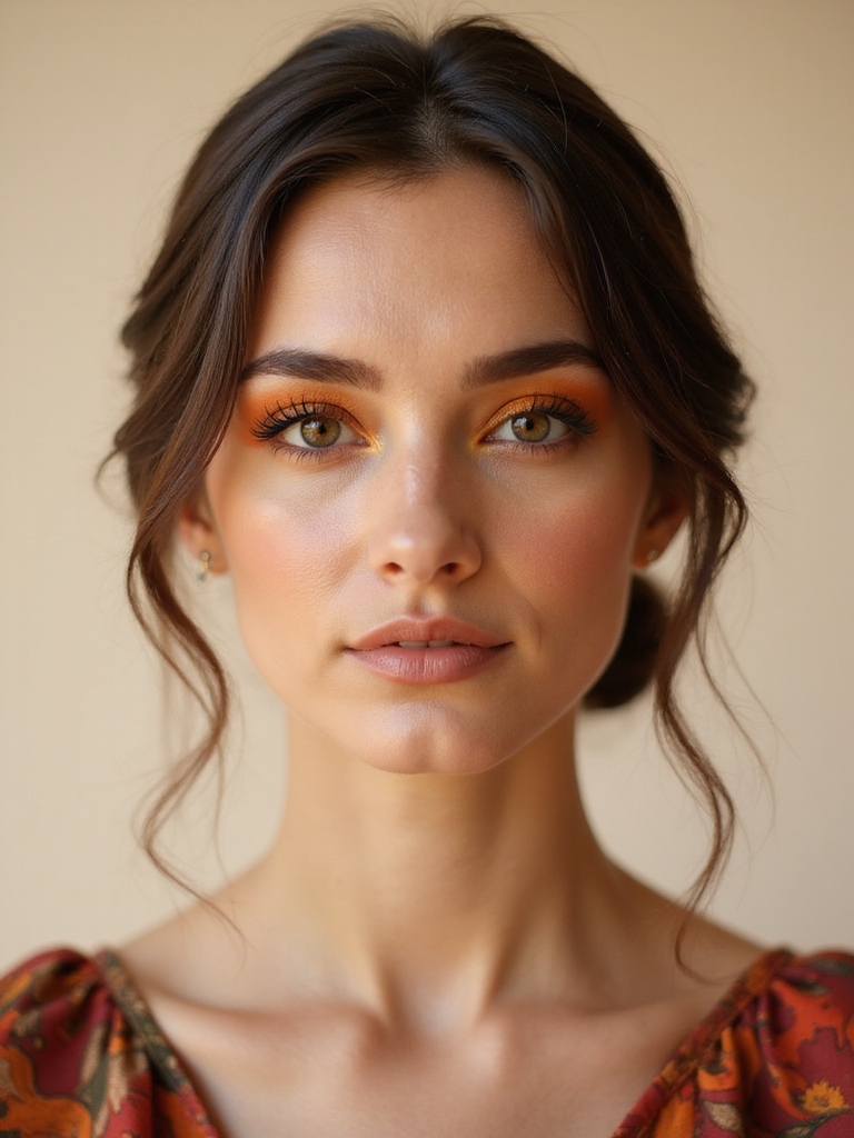 autumn inspired bridal makeup palette