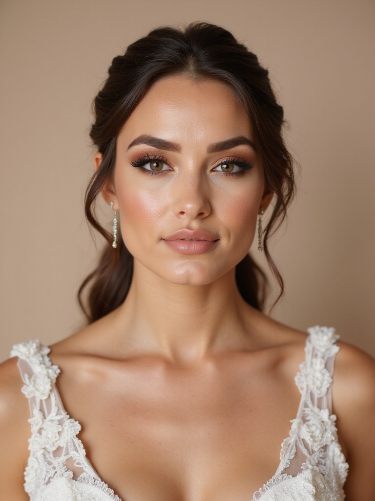 autumn toned soft smoky eyes