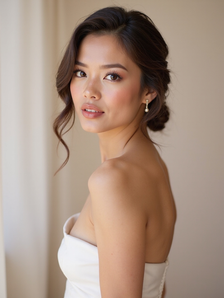 balance bridesmaid makeup elegance