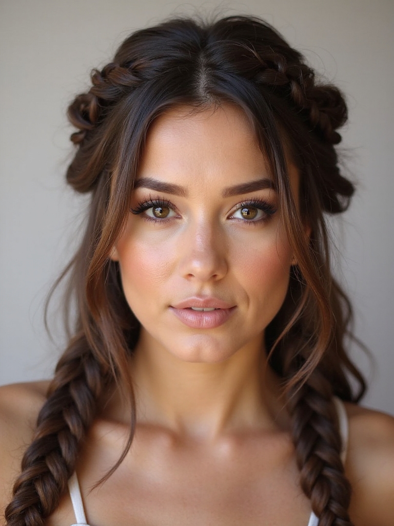 boho beach wedding hairstyles