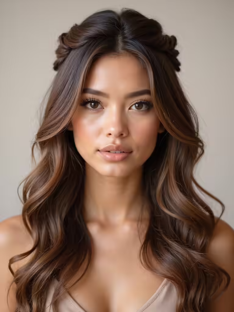 boho braid crown elegance