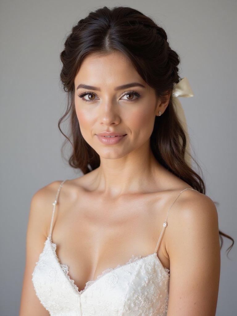 boho elegance with ribbon