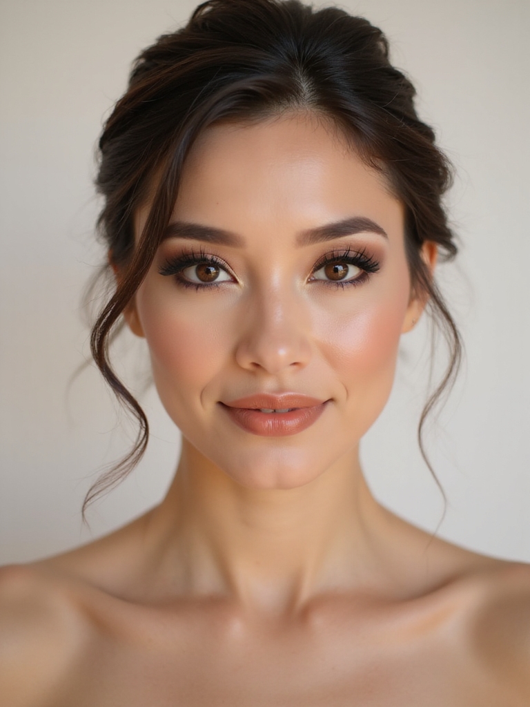 bold dramatic wedding makeup