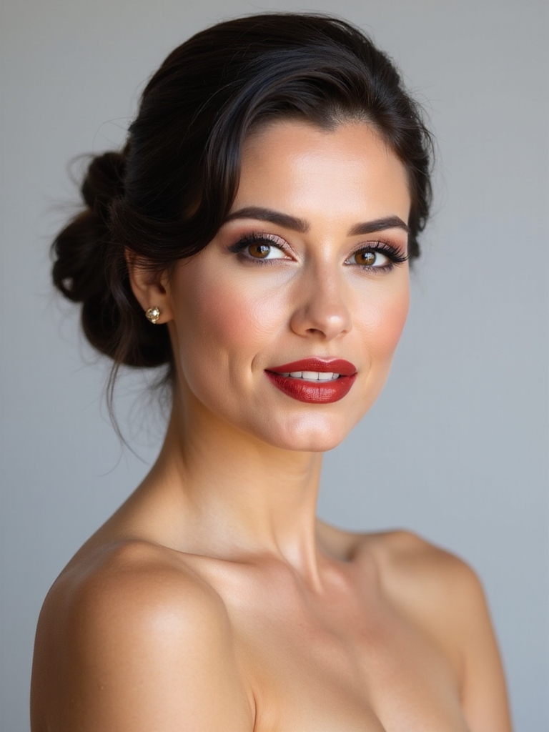 bold lip color coordination