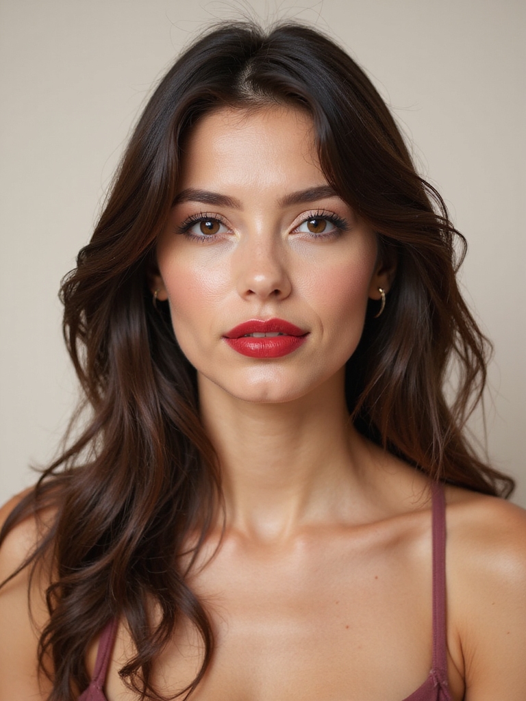 bold lips for engagement
