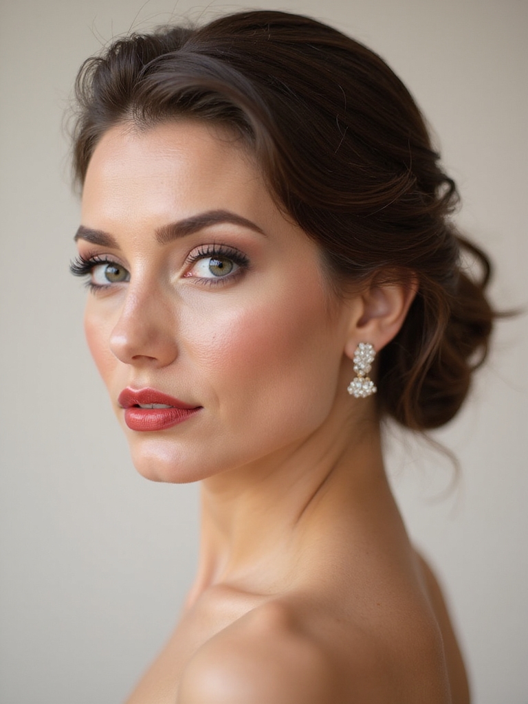 bold lips for weddings