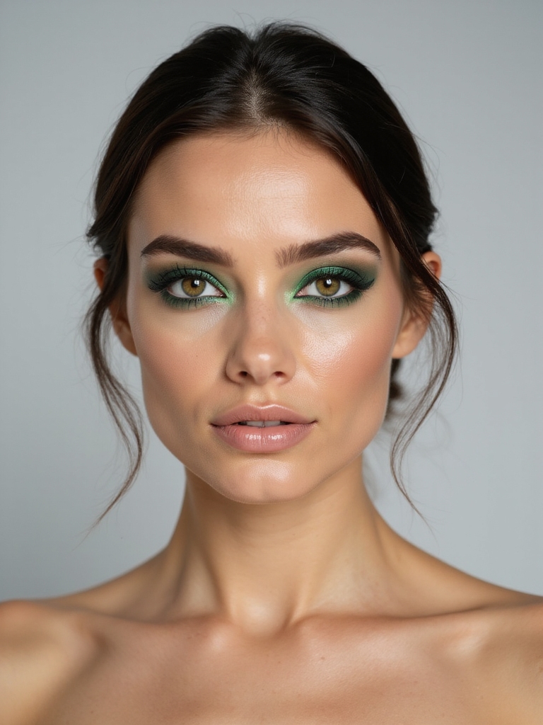 bold palettes for green eyes