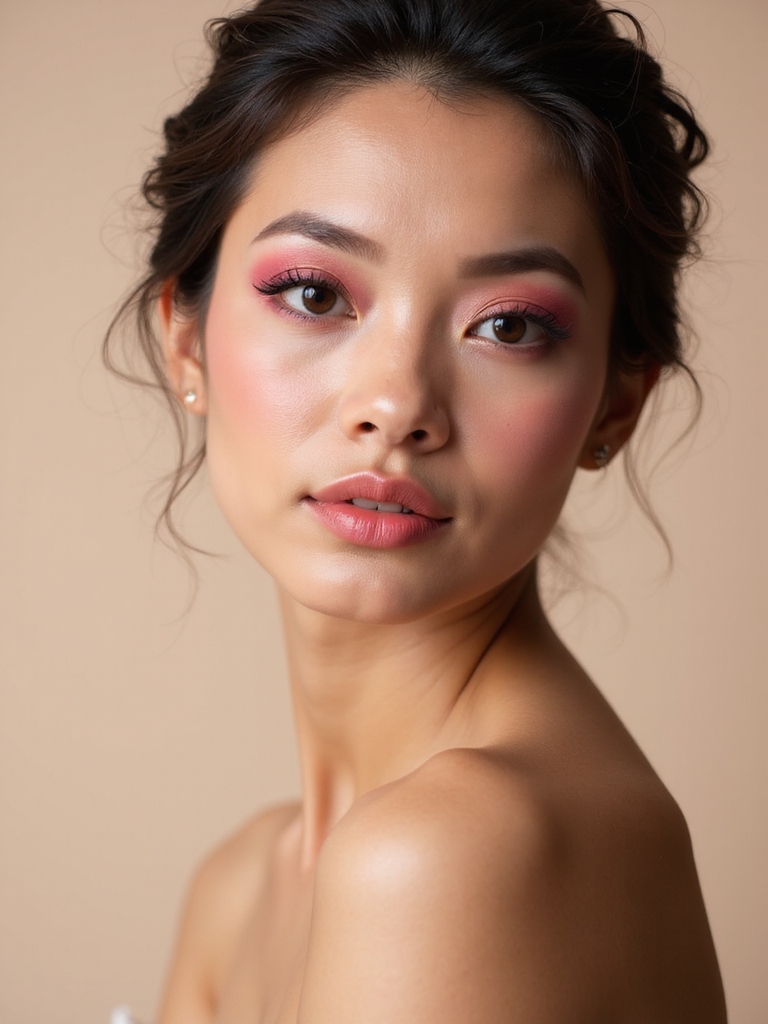 bold pink eyeshadow techniques